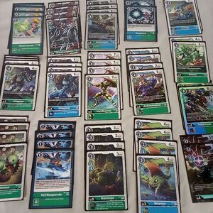 Digimon TCG 108 Card Lot Blue Yellow ST8 ST9 4x Playsets Bulk Deck Builder Set